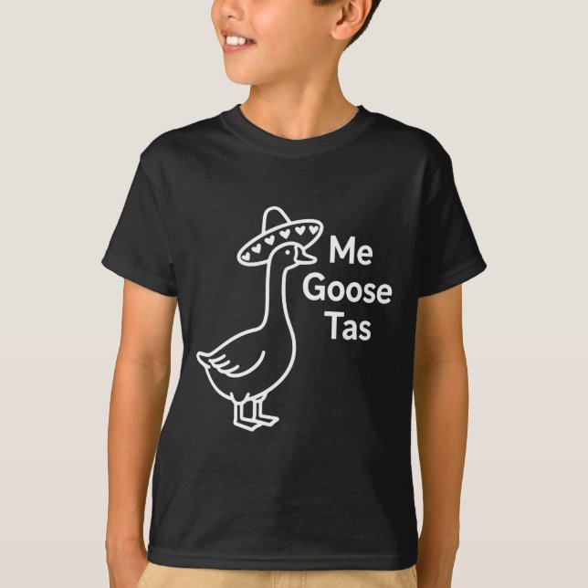 Me Goose Tas Funny Mexican Goose Pun Silly Goose C T Shirt (Framsida)