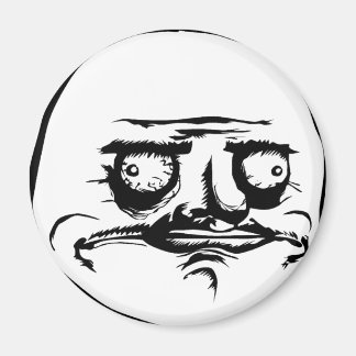 Me Gusta Ansikte Magnet