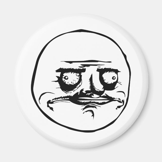 Me Gusta Meme Magnet (Framsidan)