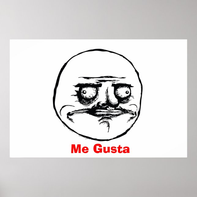 Me Gusta Poster (Framsidan)