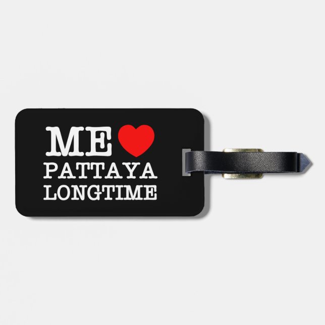ME KÄRLEK PATTAYA LONGTIME BAGAGEBRICKA (Baksida Vågrät)