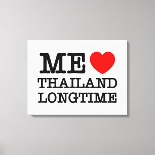 ME KÄRLEK THAILAND LONGTIME CANVASTRYCK