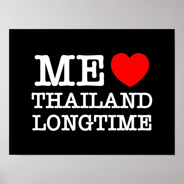 ME KÄRLEK THAILAND LONGTIME POSTER (Framsidan)