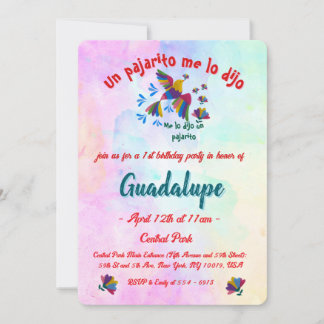 Me lo dijo un pajarito - Arte Popular Mexicano  Inbjudningar