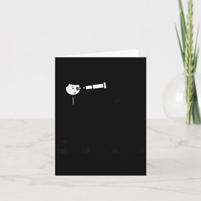 Me Looking For Motivation Funny Stickman Figures  Kort (Framsida)