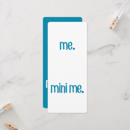 Me & Mini Me Inbjudningar