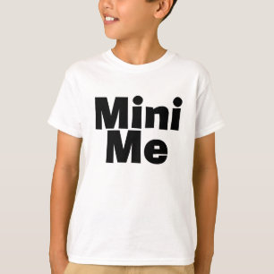 Me/Mini mig som matchar fadern/den T-shirt