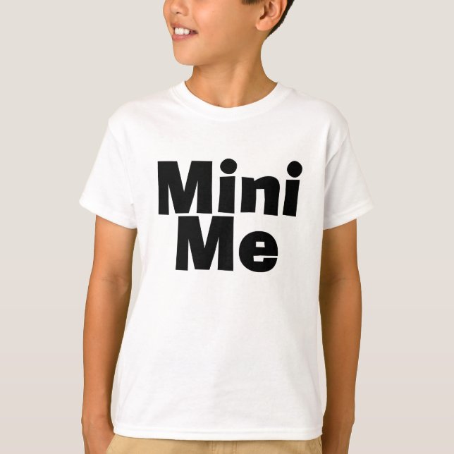 Me/Mini mig som matchar fadern/den T-shirt (Framsida)