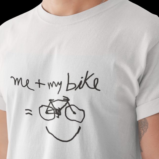 Me + My Bike = lycka Tröja (me and my bike)