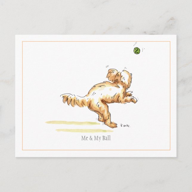 "Me & My Boll"-vykort Vykort (Framsida)