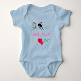 Me OCH KÄRLEK CAT Baby T-Shirt
