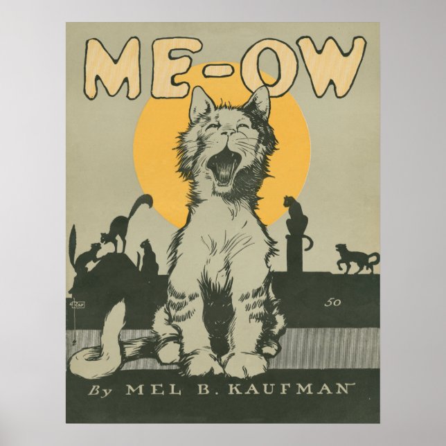 Me-ow Poster (Framsidan)