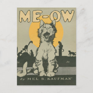 Me-ow Vykort