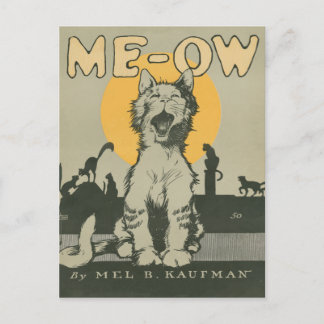 Me-ow Vykort