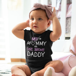Me plus Mamma = en fattig pappa söt, rolig svart s T Shirt