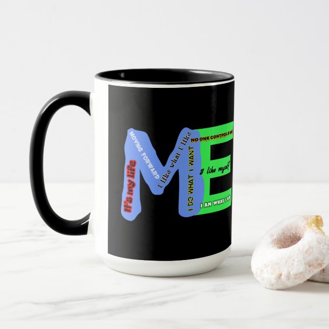 ME-självuttryck Mugg (Med munk)