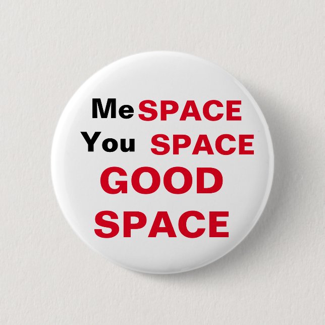 Me Space, You Space, BRA SPACE Knapp (Framsida)