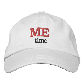 ME time Cust. Text Embroied Hat Broderad Keps