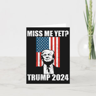 Me Yet Skrattar Trump 2024 Kort