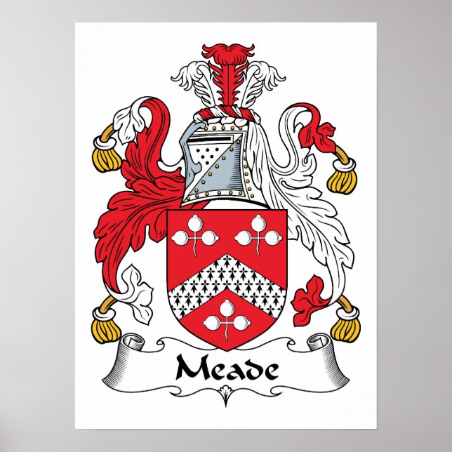 Meade Family Crest Poster (Framsidan)