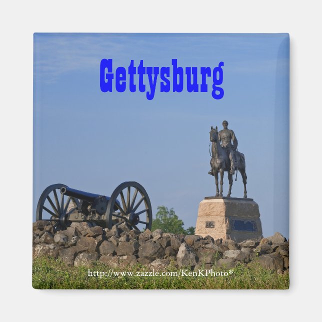 Meade vid Gettysburg Magnet (Framsidan)
