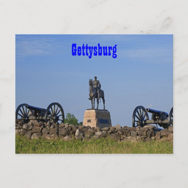 Meade vid Gettysburg-vykort Vykort (Framsida)