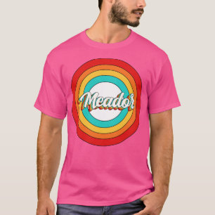 Meador Namn Shirt Vintage Meador Circle T