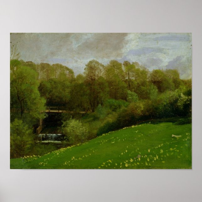 Meadow and Woodland, 1895 Poster (Framsidan)