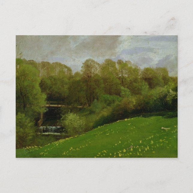 Meadow and Woodland, 1895 Vykort (Framsida)