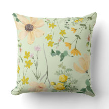 Meadow Bloom Serenity Dekorativ kudde