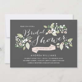 Meadow Blooms Möhippa Inbjudan