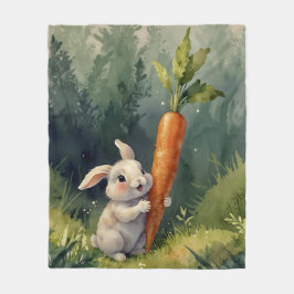 Meadow Bunny Dreams: Mysigt Fleece Blanket
