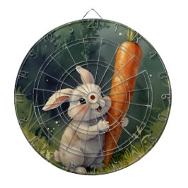 Meadow Bunny Dreams: Whimsical Dart Board Darttavla