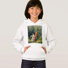 Meadow Bunny Dreams: Whimsical Hoodie T Shirt