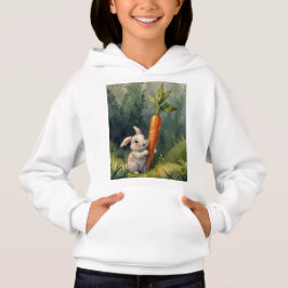 Meadow Bunny Dreams: Whimsical Hoodie T Shirt