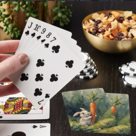 Meadow Bunny Dreams: Whimsical Spelingkort Casinokort