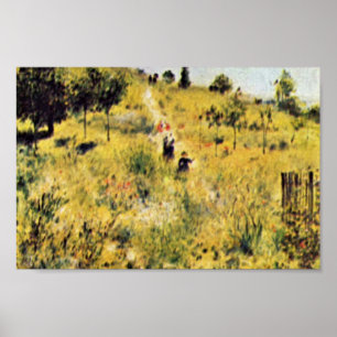 Meadow by Pierre-Auguste Renoir (Best Quality) Poster