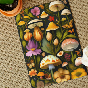 Meadow Flora   Modern Haeckel Kort