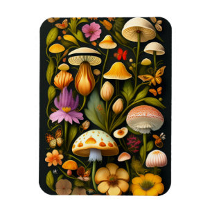 Meadow Flora Modern Haeckel Magnet
