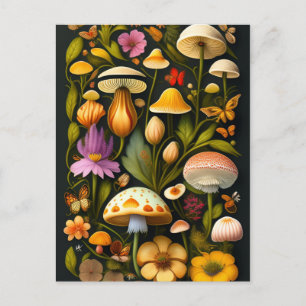 Meadow Flora Modern Haeckel Vykort