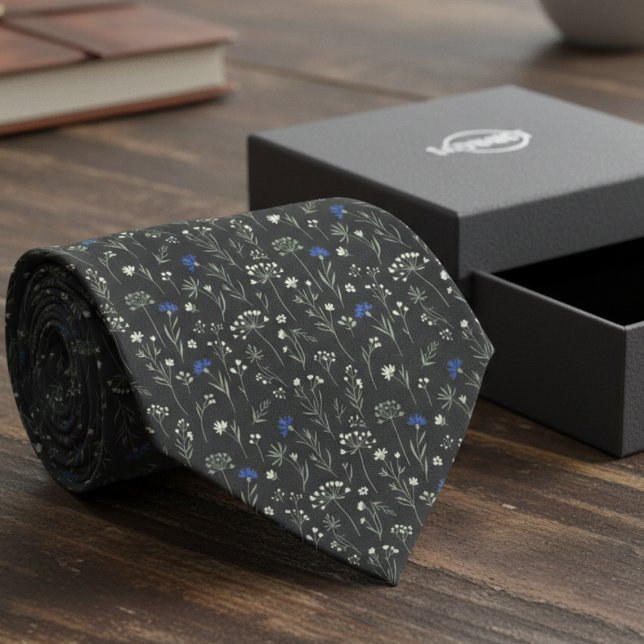 Meadow Floral – Groomsmen wedding Slips (Men's floral tie perfect for weddings)