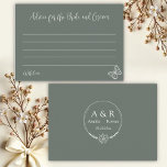 Meadow Flowers Advice for Bride and Groom Tilläggskort<br><div class="desc">Fira kärlek och skratt med detta charmerande "Meadow Flowers Advice" för kortet för gris- och groomhölje. Med en mjuk blommigt som inspireras av vildens skuggblommor är det här elegantens inmatningskort perfekt för möhippor, bröllop eller förlovningsfester. Låt era gäster uppriktiga råd, önskemål eller ord av visdom på ett vackert sätt som...</div>