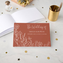 Meadow Flowers Bröllop Gästböcker