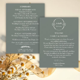 Meadow Flowers Bröllop Välkomsthisterary