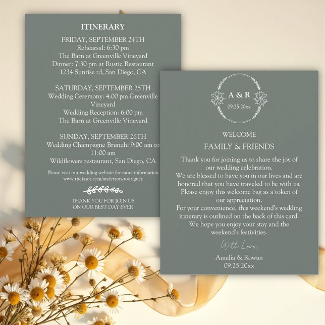 Meadow Flowers Bröllop Välkomsthisterary (Skapare uppladdad)