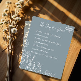 Meadow Flowers bröllopstimeline