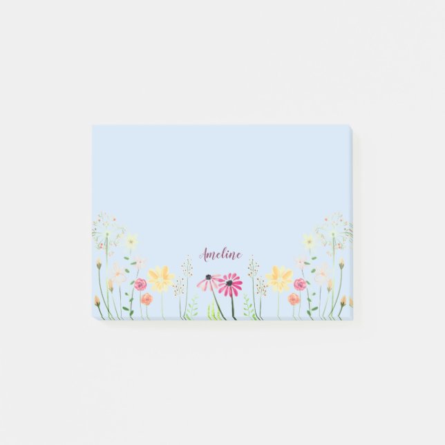 Meadow Flowers Post-it Block (Framsida)