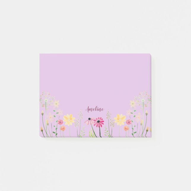 Meadow Flowers Post-it Block (Framsida)