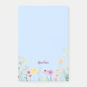 Meadow Flowers Post-it Block
