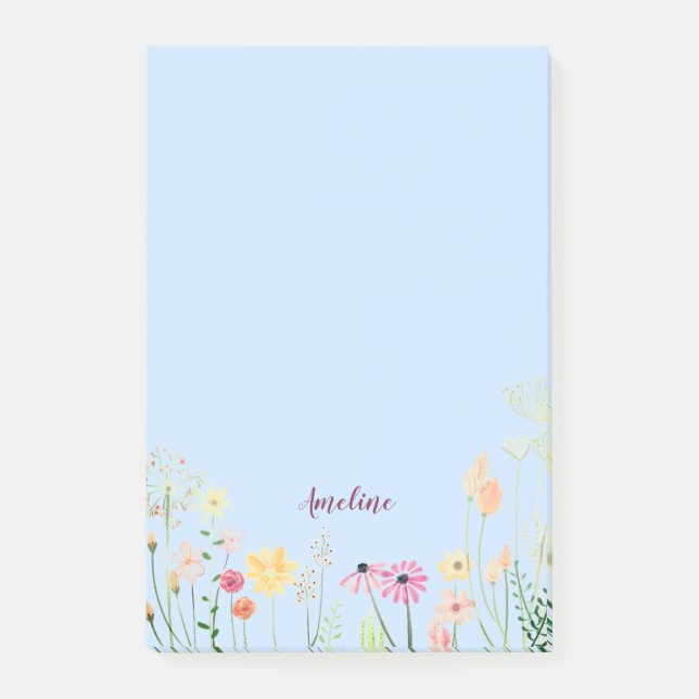 Meadow Flowers Post-it Block (Framsida)